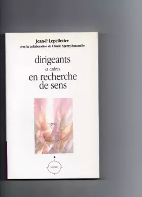 Couverture du produit · Dirigeants et cadres en recherche de sens