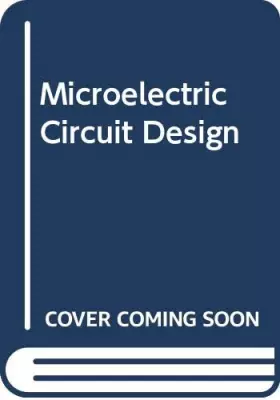 Couverture du produit · Microelectronic Circuit Design
