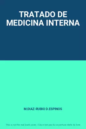 Couverture du produit · TRATADO DE MEDICINA INTERNA