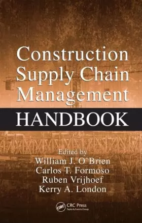 Couverture du produit · Construction Supply Chain Management Handbook