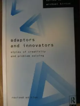 Couverture du produit · Adaptors and Innovators: Styles of Creativity and Problem-solving