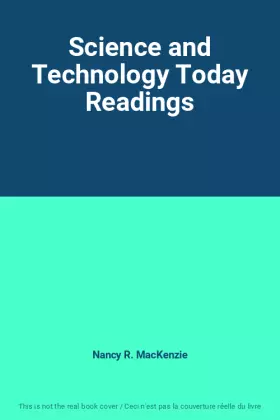 Couverture du produit · Science and Technology Today Readings