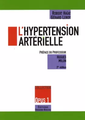 Couverture du produit · L'hypertension artérielle