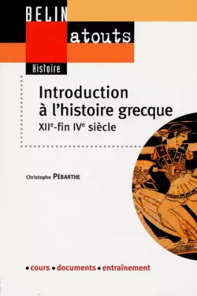 Couverture du produit · Introduction à l'histoire grecque
