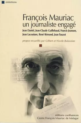 Couverture du produit · François Mauriac : Un journaliste engagé (1DVD)