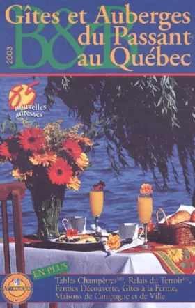 Couverture du produit · Gîtes et auberges du Passant au Québec 2003