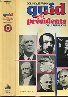 Couverture du produit · Quid des présidents de la République