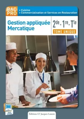 Couverture du produit · Gestion appliquée Mercatique 2de, 1re, Tle Bac Pro Cuisine et CSR (2015) - Pochette élève