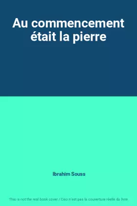Couverture du produit · Au commencement était la pierre