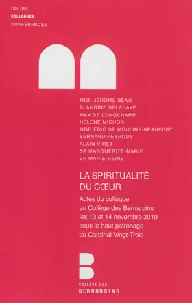 Couverture du produit · La spiritualité du coeur
