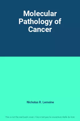 Couverture du produit · Molecular Pathology of Cancer