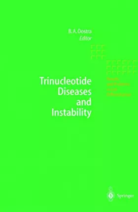 Couverture du produit · Trinucleotide Diseases and Instability
