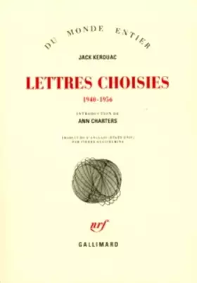 Couverture du produit · Lettres choisies, 1940-1956