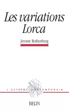 Couverture du produit · Les variations Lorca
