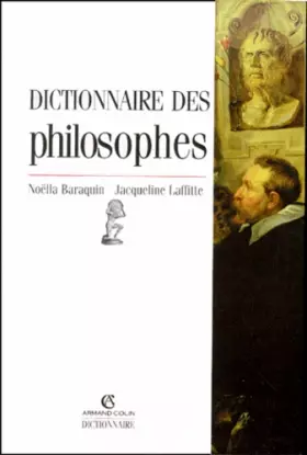 Couverture du produit · Dictionnaire des philosophes