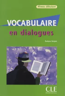 Couverture du produit · Vocabulaire en dialogues - Niveau débutant - Livre + CD