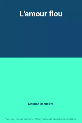 Couverture du produit · L'amour flou