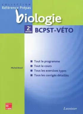 Couverture du produit · Biologie BCPST-Véto 2e année