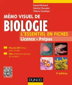 Couverture du produit · Mémo visuel de biologie - 3e éd. - L'essentiel en fiches
