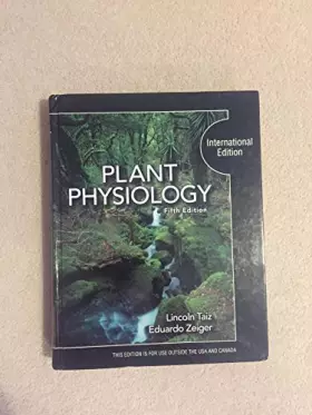 Couverture du produit · Plant Physiology: International Edition