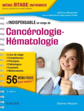 Couverture du produit · L'indispensable en stage de cancérologie - hématologie