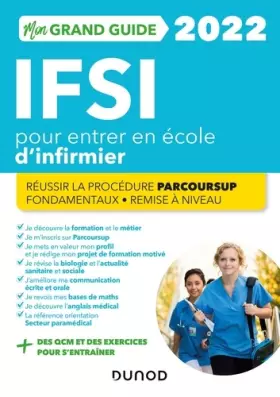Couverture du produit · Mon grand guide IFSI 2022 pour entrer en école d'infirmier