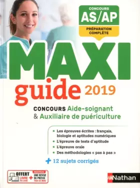 Couverture du produit · Le Maxi guide AS/AP - Concours aide-soignant et auxiliaire de puériculture (CONCOURS PARA-MEDICAUX)