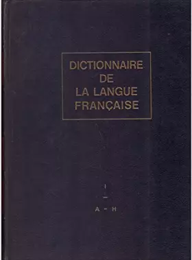 Couverture du produit · dictionnaire de la langue francaise A-H girodet Encyclopédie Bordas