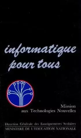 Couverture du produit · Informatique pour tous