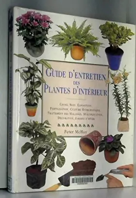 Couverture du produit · Guide d'entretien des plantes d'intérieur