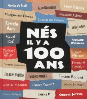 Couverture du produit · Nés il y a 100 ans