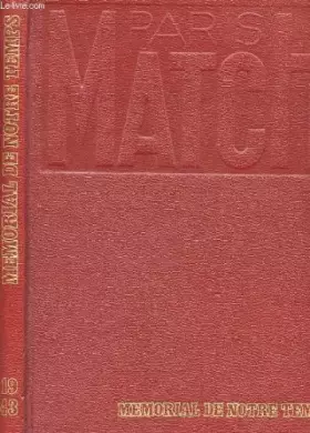 Couverture du produit · MEMORIAL DE NOTRE TEMPS 1943