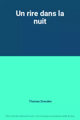 Couverture du produit · Un rire dans la nuit