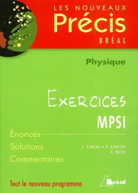 Couverture du produit · Physique MPSI : Exercices