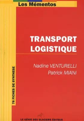 Couverture du produit · Transport-Logistique: 78 fiches de synthèse