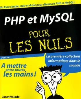 Couverture du produit · PHP et MYSQL pour les Nuls
