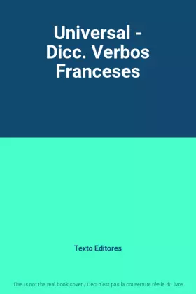 Couverture du produit · Universal - Dicc. Verbos Franceses