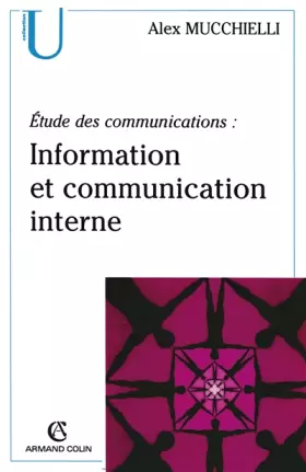 Couverture du produit · Étude des communications : information et communication interne: Pour de nouveaux audits