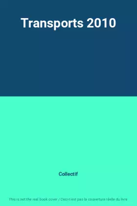 Couverture du produit · Transports 2010