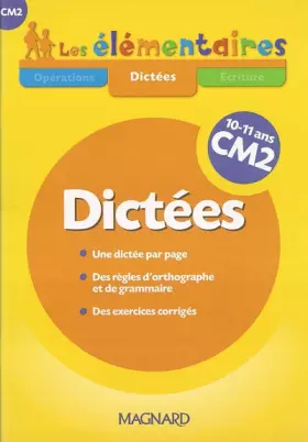 Couverture du produit · Dictées CM2