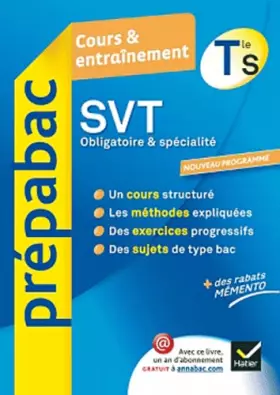 Couverture du produit · SVT Tle S Spécifique & spécialité - Prépabac Cours & entraînement: Cours, méthodes et exercices - Terminale S