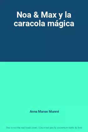 Couverture du produit · Noa & Max y la caracola mágica