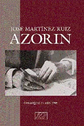 Couverture du produit · Actes du premier Colloque international J. Martinez Ruiz