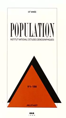 Couverture du produit · Population 1998, numéro 4, juillet et août