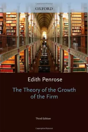 Couverture du produit · The Theory of the Growth of the Firm