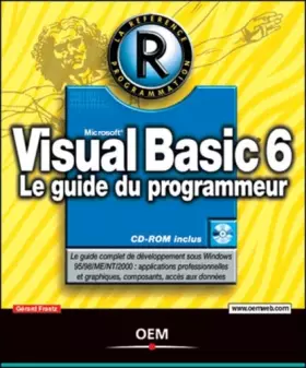 Couverture du produit · Visual Basic 6 : Le guide du programmeur