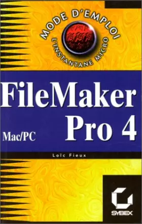 Couverture du produit · FileMaker Pro 4