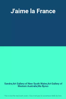 Couverture du produit · J'aime la France