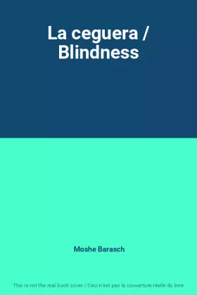 Couverture du produit · La ceguera / Blindness