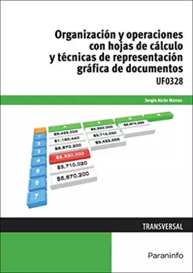 Couverture du produit · Organización y operaciones con hojas de cálculo y técnicas de representación gráfica de documentos
